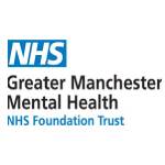 NHS Greater Manchester Mental Health Foundation Trust logo in blue and grey.